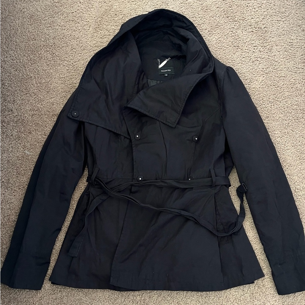 Reserved Black Trench Coat